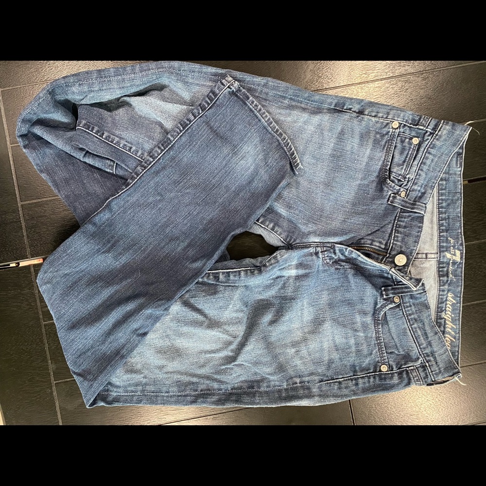 7 for all mankind purple rhinestone jeans💜 - Picture 3 of 7